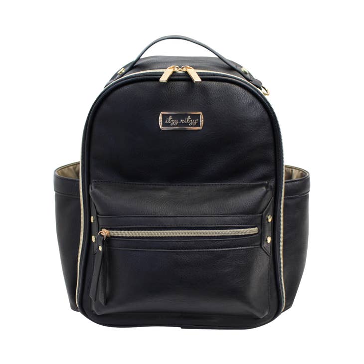 Black Itzy Mini™ Diaper Bag Backpack